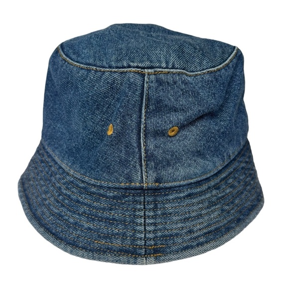 Telfar Denim Bucket Hat Blue S/M NWB - Picture 4 of 8